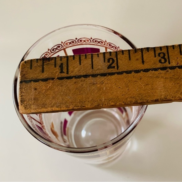 Gold Mid century  Gold and Purple glasses of 4 - Picture 7 of 9